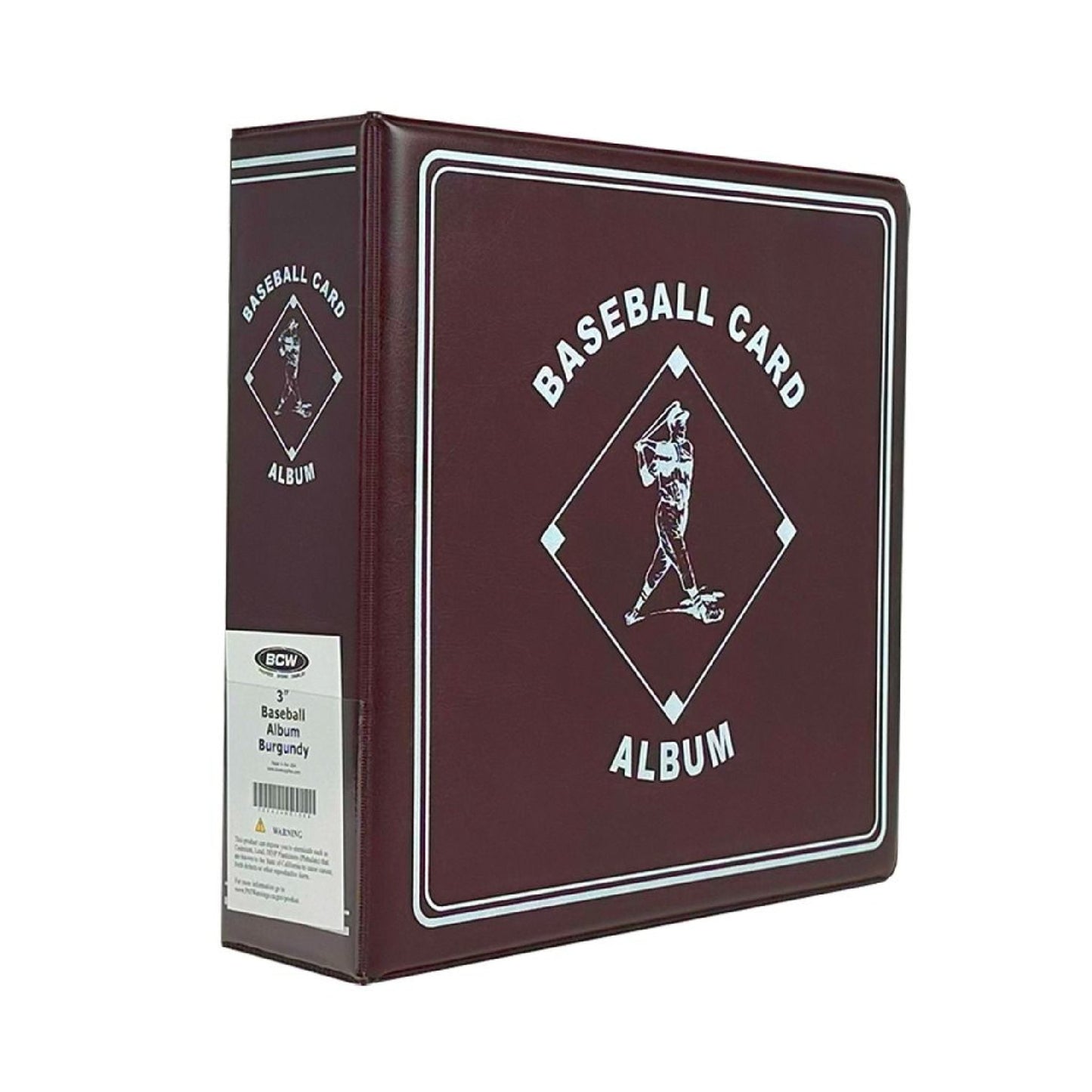 BCW 3 in. Baseball Album (Burgundy)