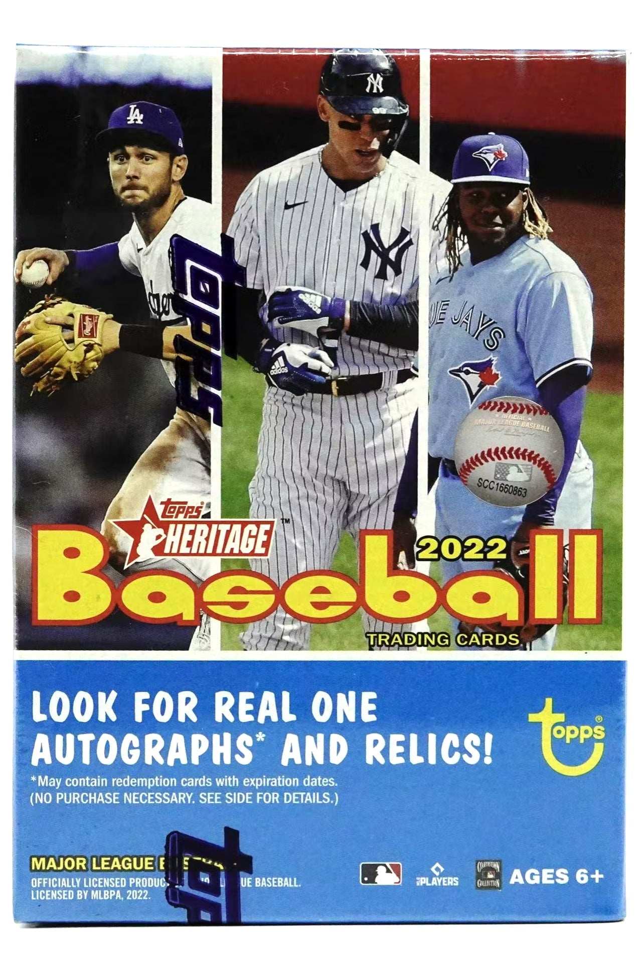2022 Topps Heritage Blaster Baseball Box
