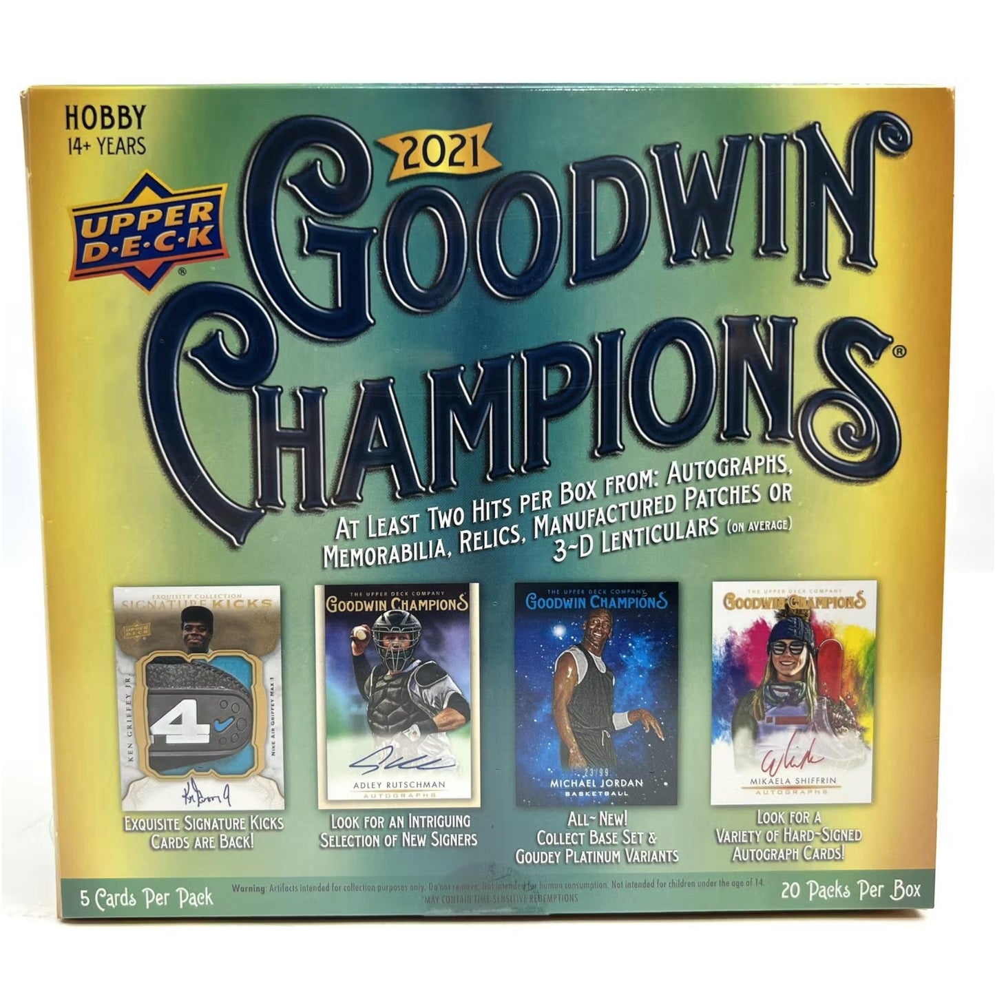 2021 Upper Deck Goodwin Champions Multi-Sport Hobby Box