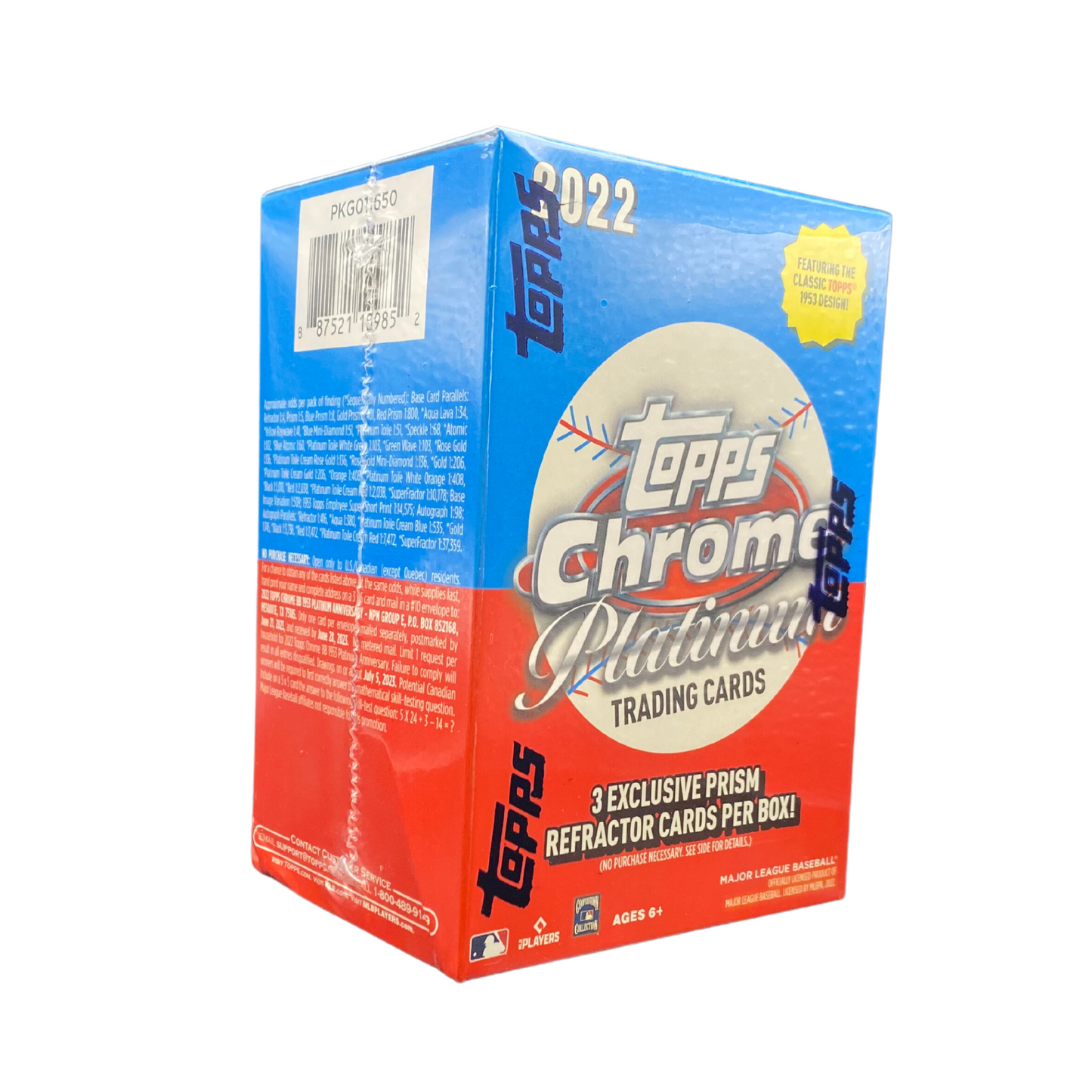 2022 Topps Chrome Platinum Anniversary Baseball Blaster Box