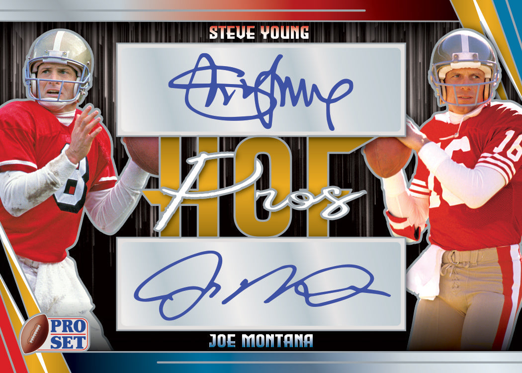 2023 Leaf Pro Set Metal Football Cards-Joe Montana_HOF