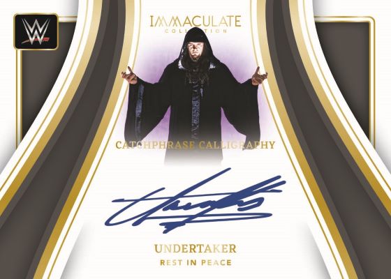 2023 Panini Immaculate WWE Wrestling Cards - Undertaker