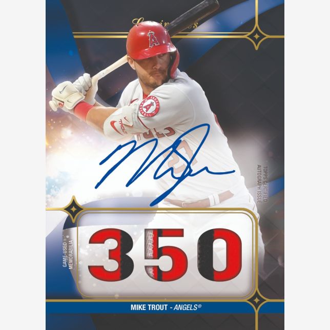 2023 Topps Luminaries Baseball Cards-Mike Trout Auto-Patches