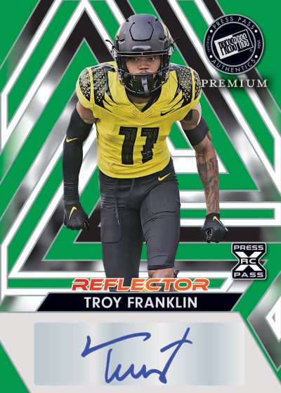 2024 Leaf Press Pass Premium Football Cards - Troy Franklin