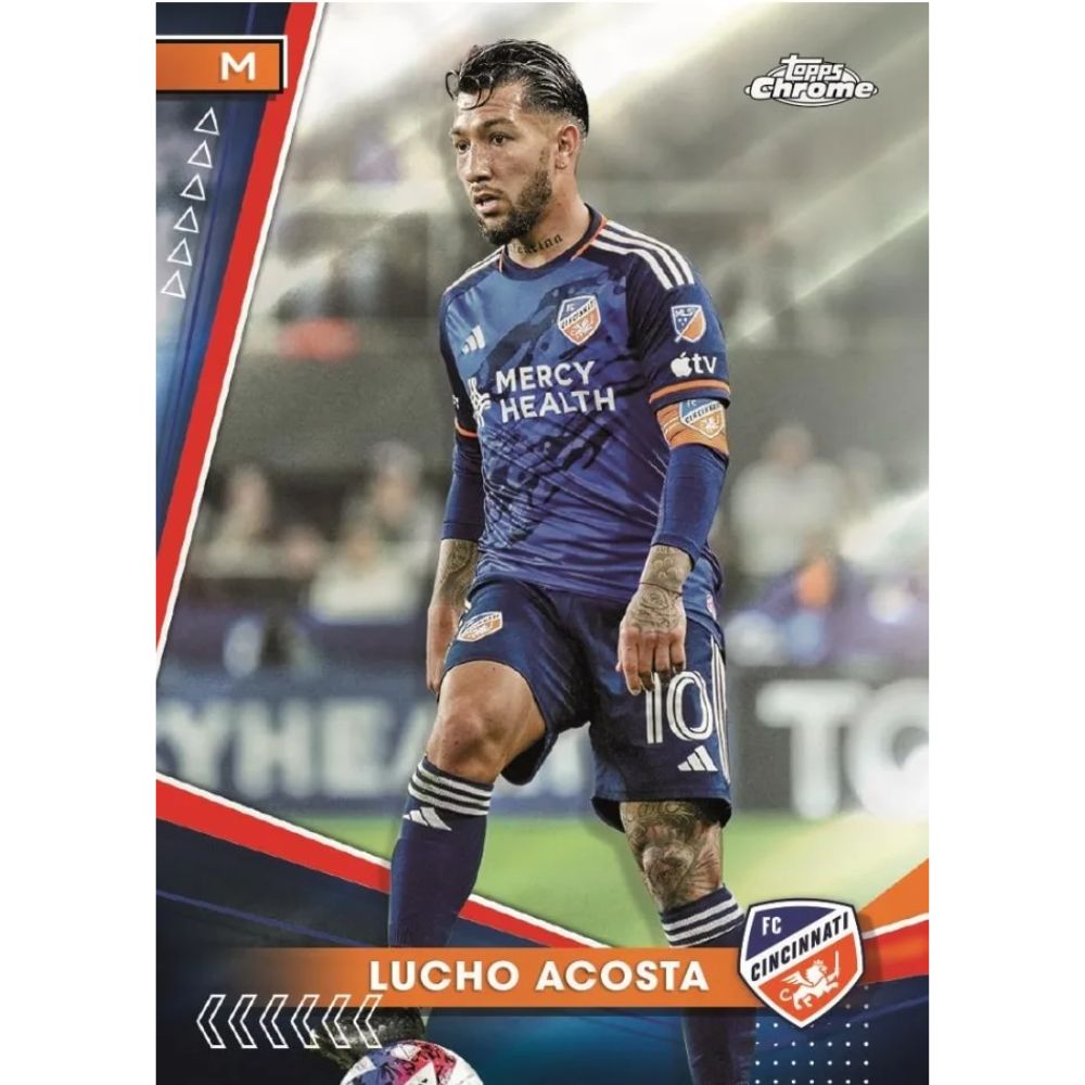 2024 Topps Chrome MLS Soccer Cards - Lucho Acosta