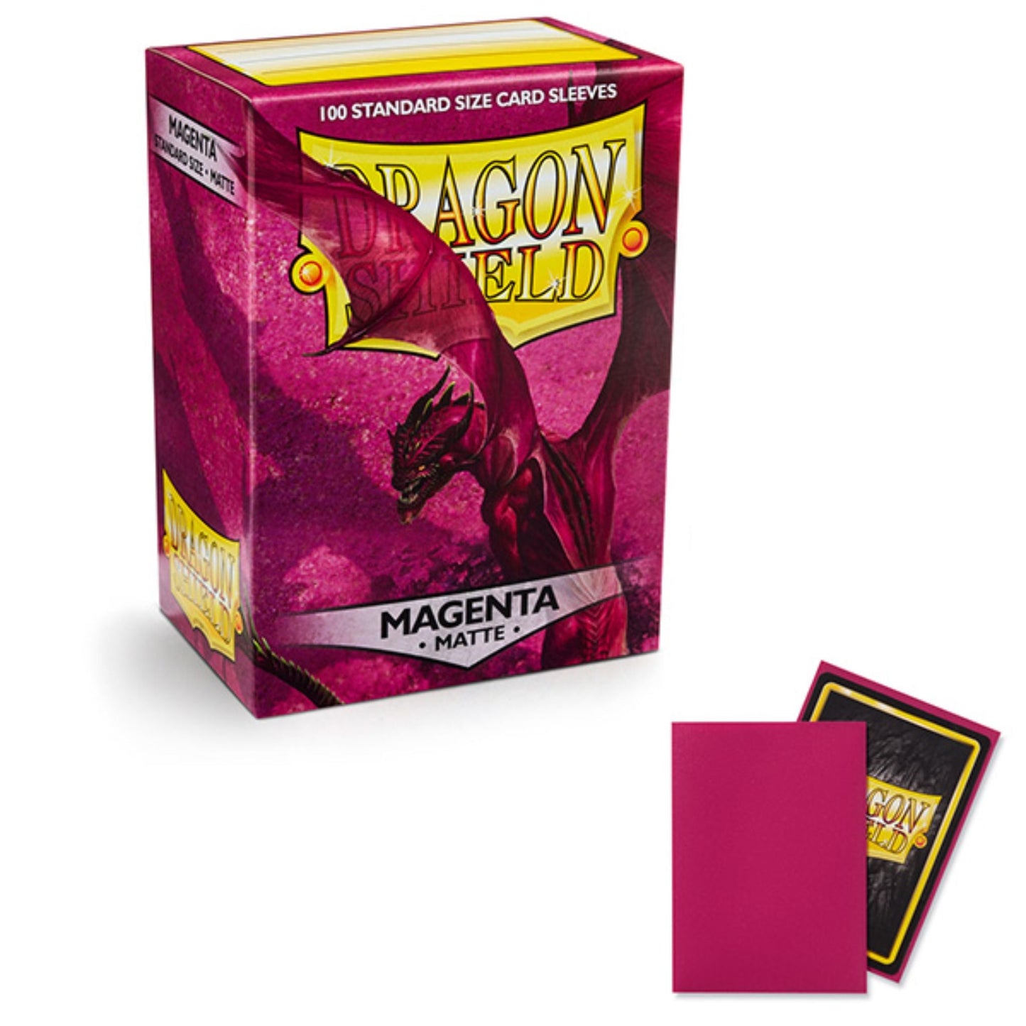 Dragon Shield Sleeves Standard Matte Magenta