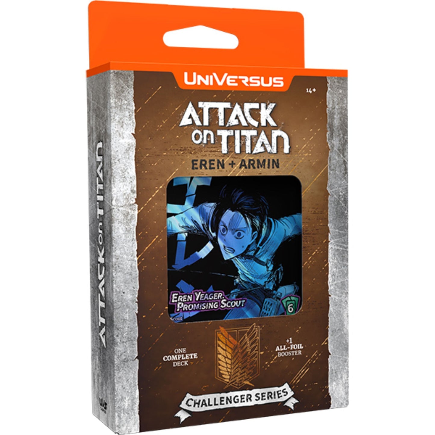 UniVersus CCG Attack on Titan Battle for Humanity Challenger Series Display (4 Decks)