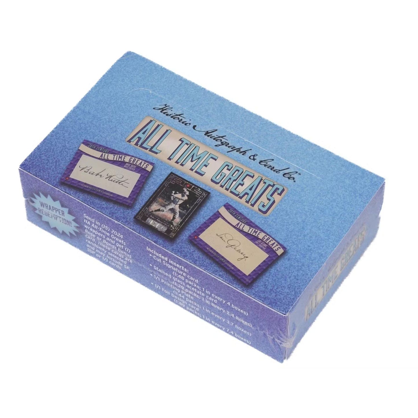 2024 Historic Autographs All Time Greats Baseball Hobby Box