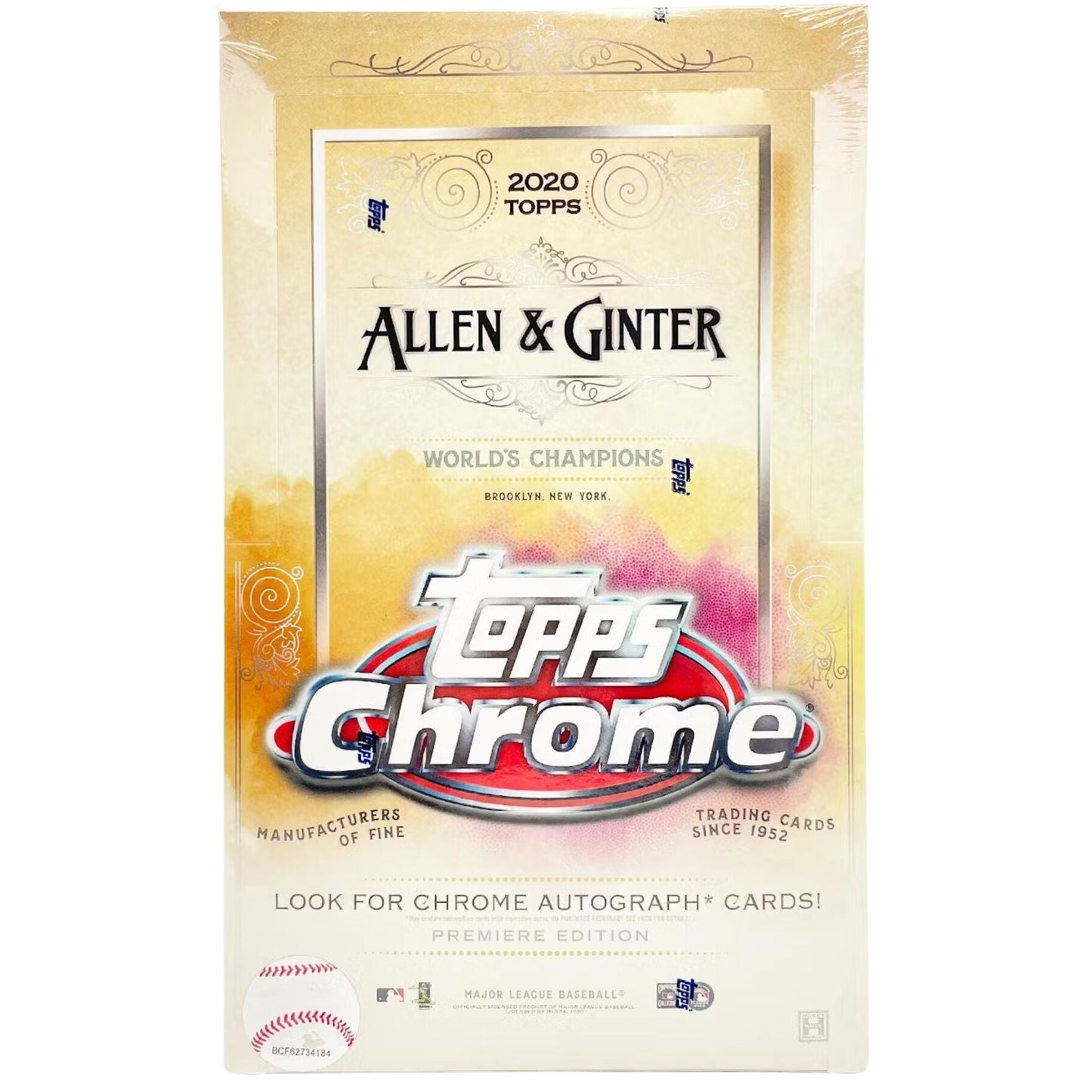 2020 Topps Allen & Ginter Chrome Baseball Hobby Box