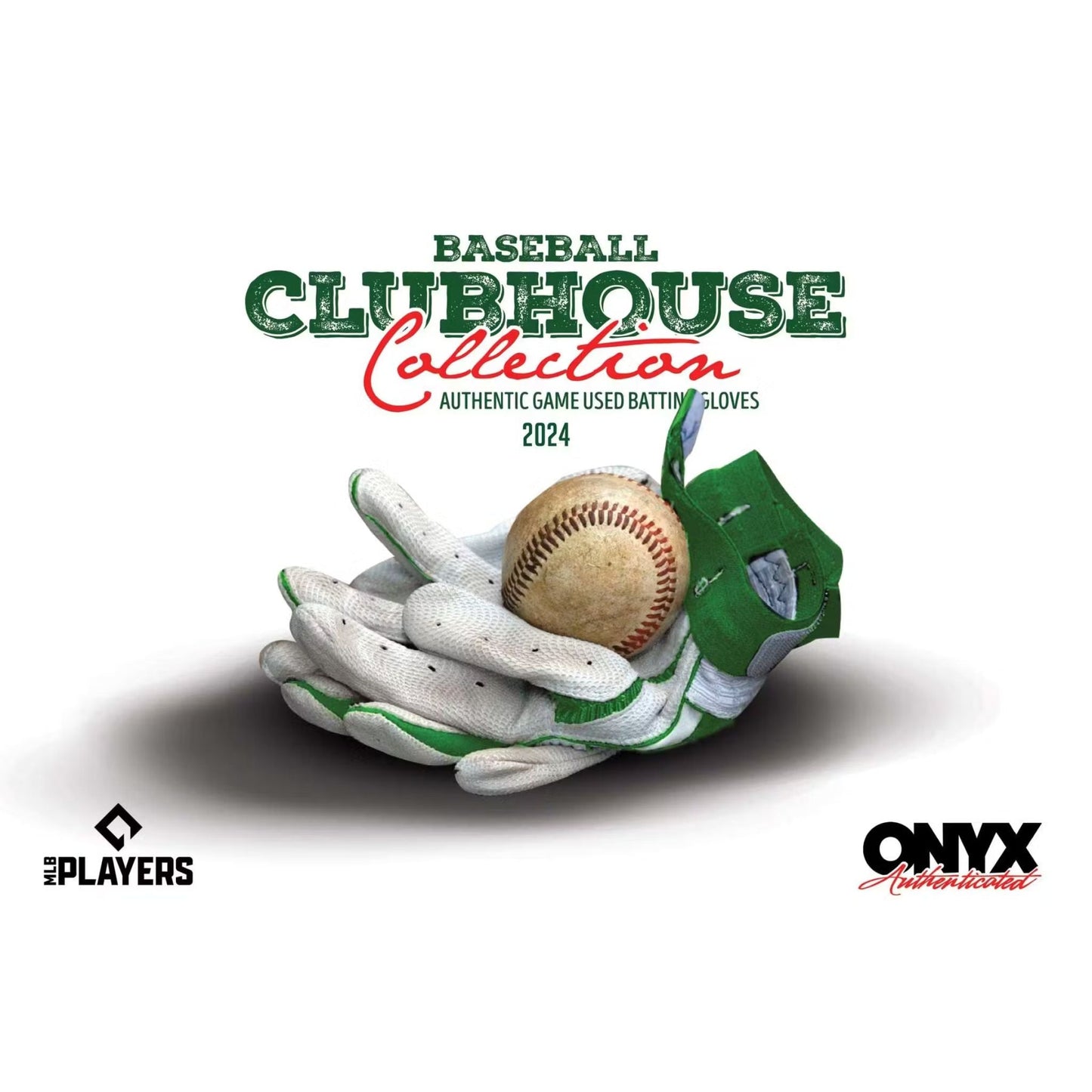2024 Onyx Clubhouse Collection Baseball Game Used Batting Glove Hobby Box