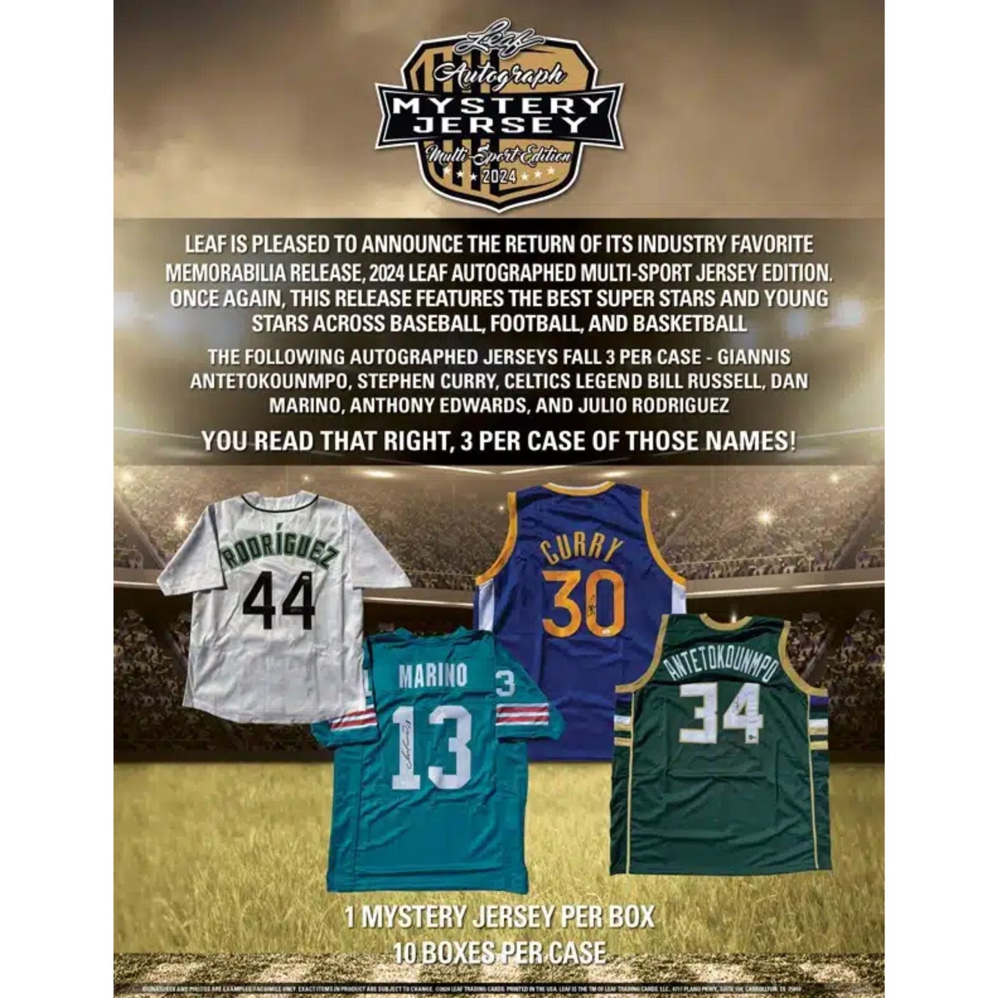 2024 Leaf Autograph mystery jersey