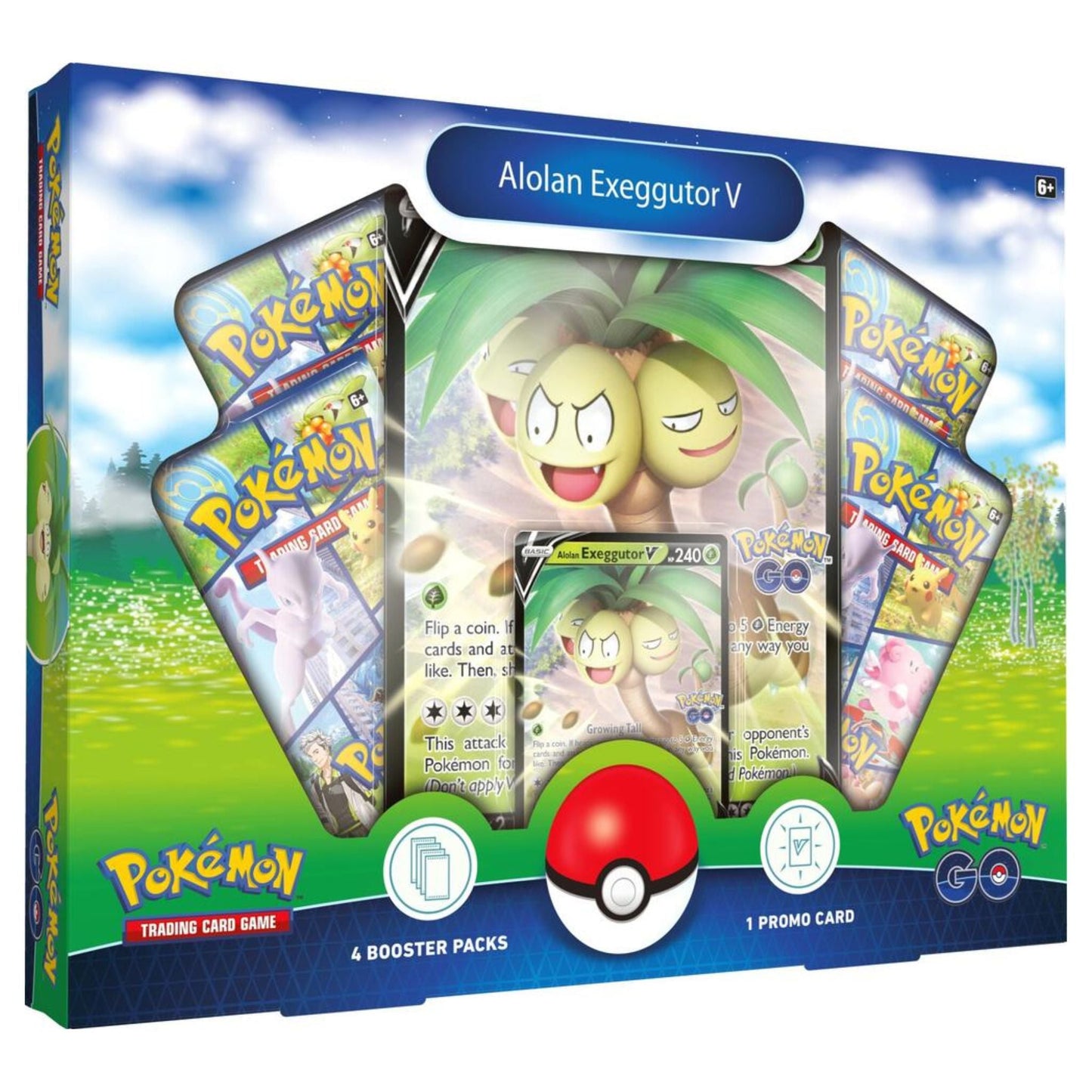 Pokemon Pokémon GO Alolan Exeggutor V Collection Box