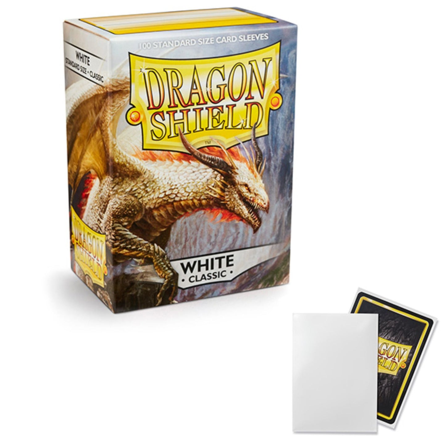 Dragon Shield Standard Classic White Sleeves