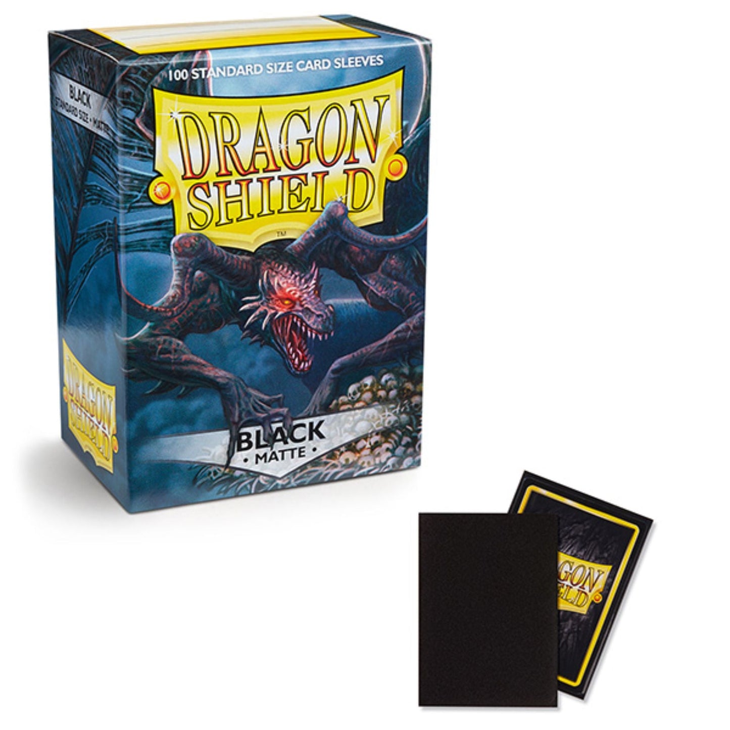Dragon Shield Standard Matte Black Sleeves