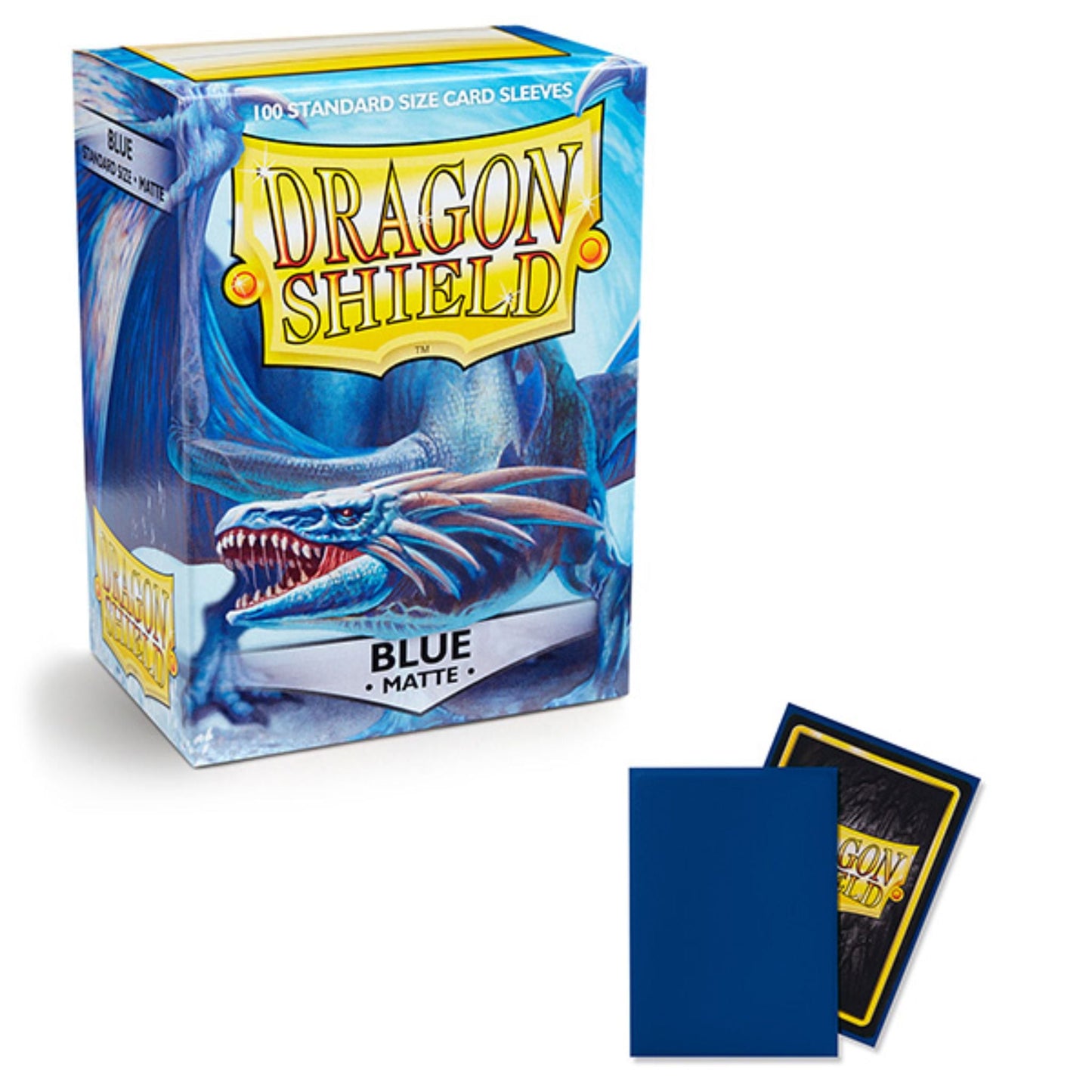 Dragon Shield Standard Matte Blue Sleeves