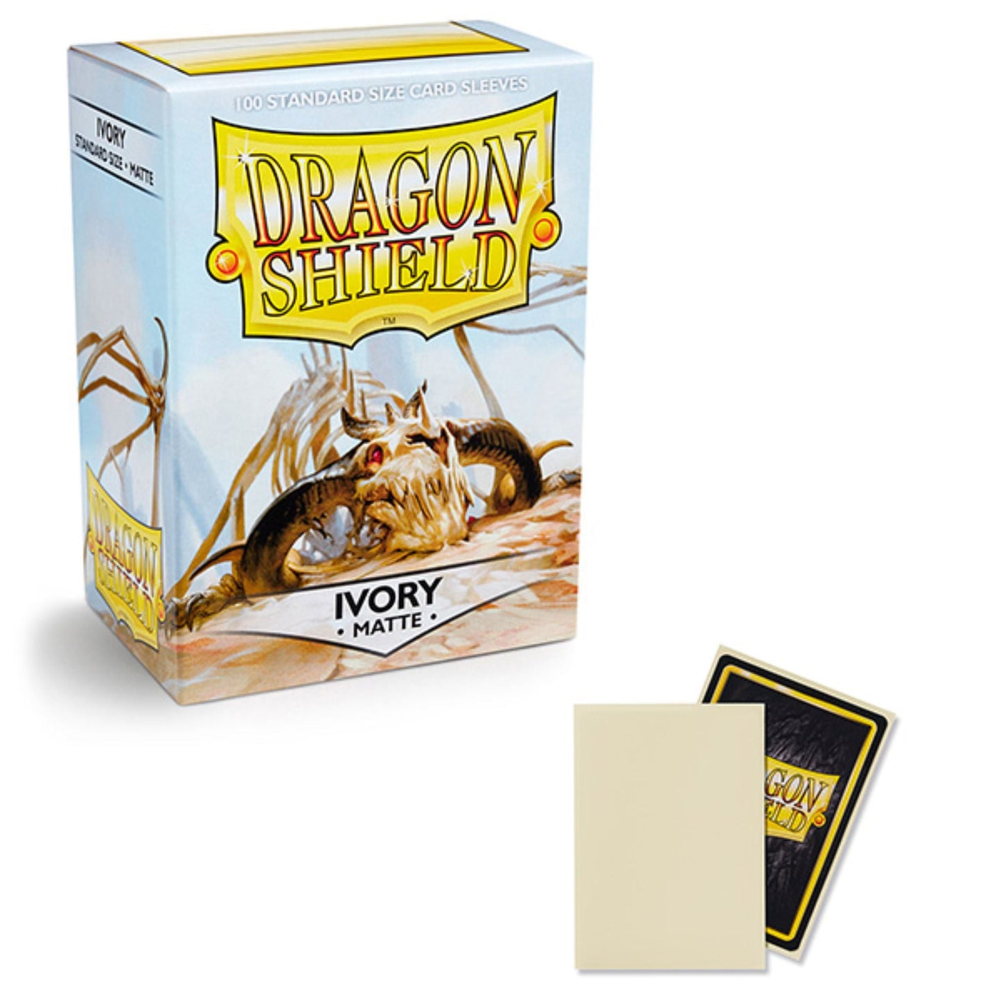 Dragon Shield Standard Matte Ivory Sleeves