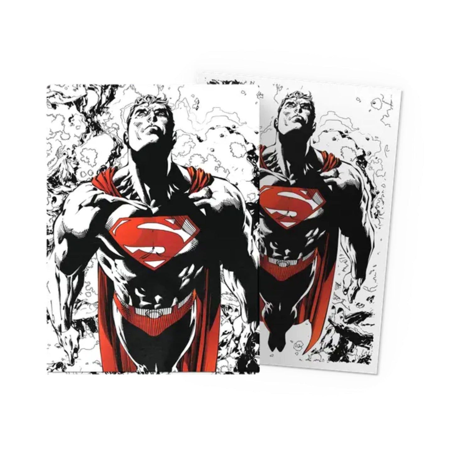 Dragon Shield Standard Matte Superman Core Red and White Sleeves