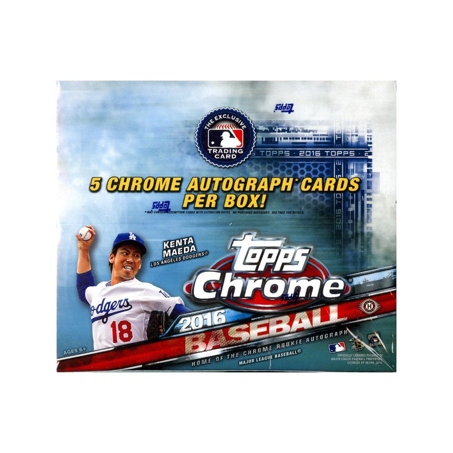 2016 Topps Chrome Jumbo Baseball Box