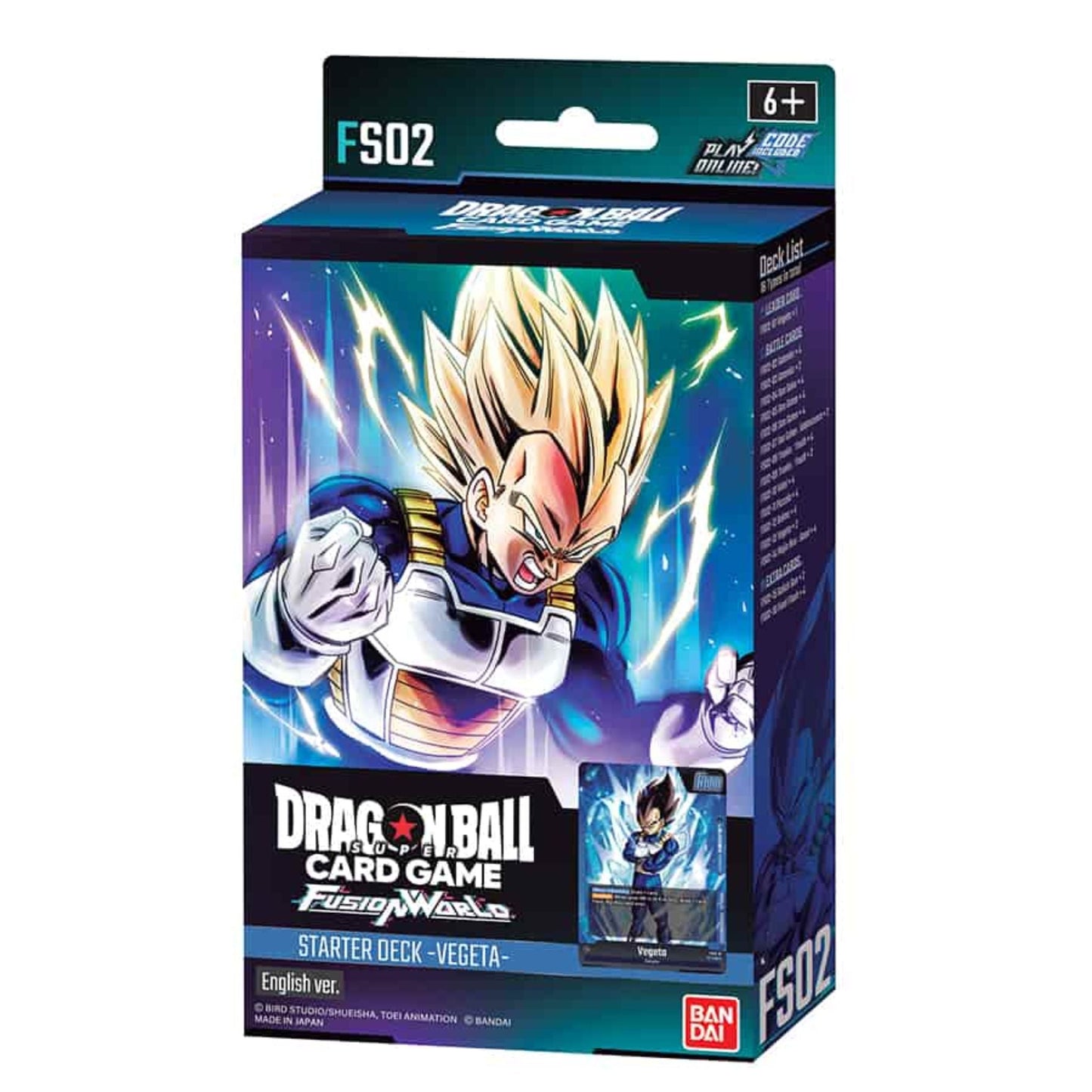 Dragon Ball Super Fusion World Vegeta Starter Deck