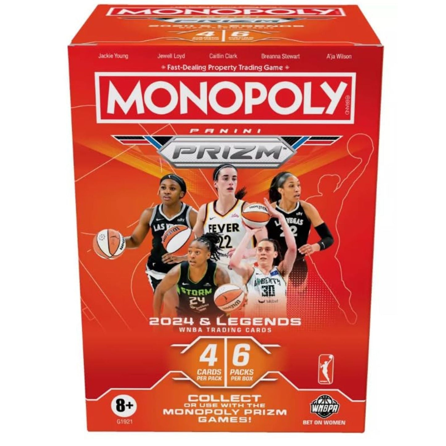 2024 Panini Prizm Monopoly WNBA Basketball Blaster Box