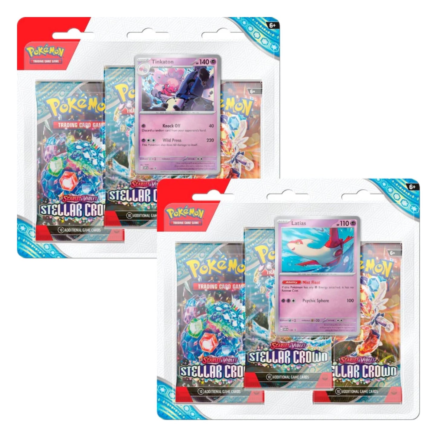 Pokemon Scarlet & Violet Stellar Crown 3-Pack Booster Blister