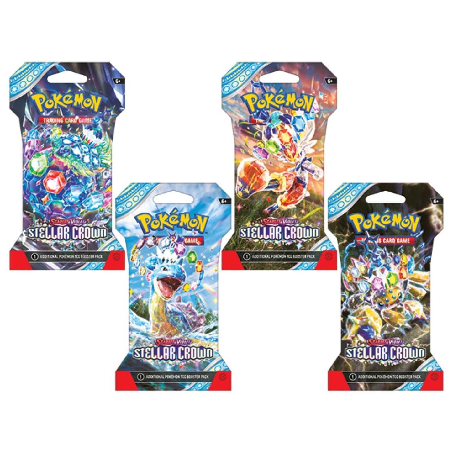 Pokemon Scarlet & Violet Stellar Crown Sleeved Booster Pack