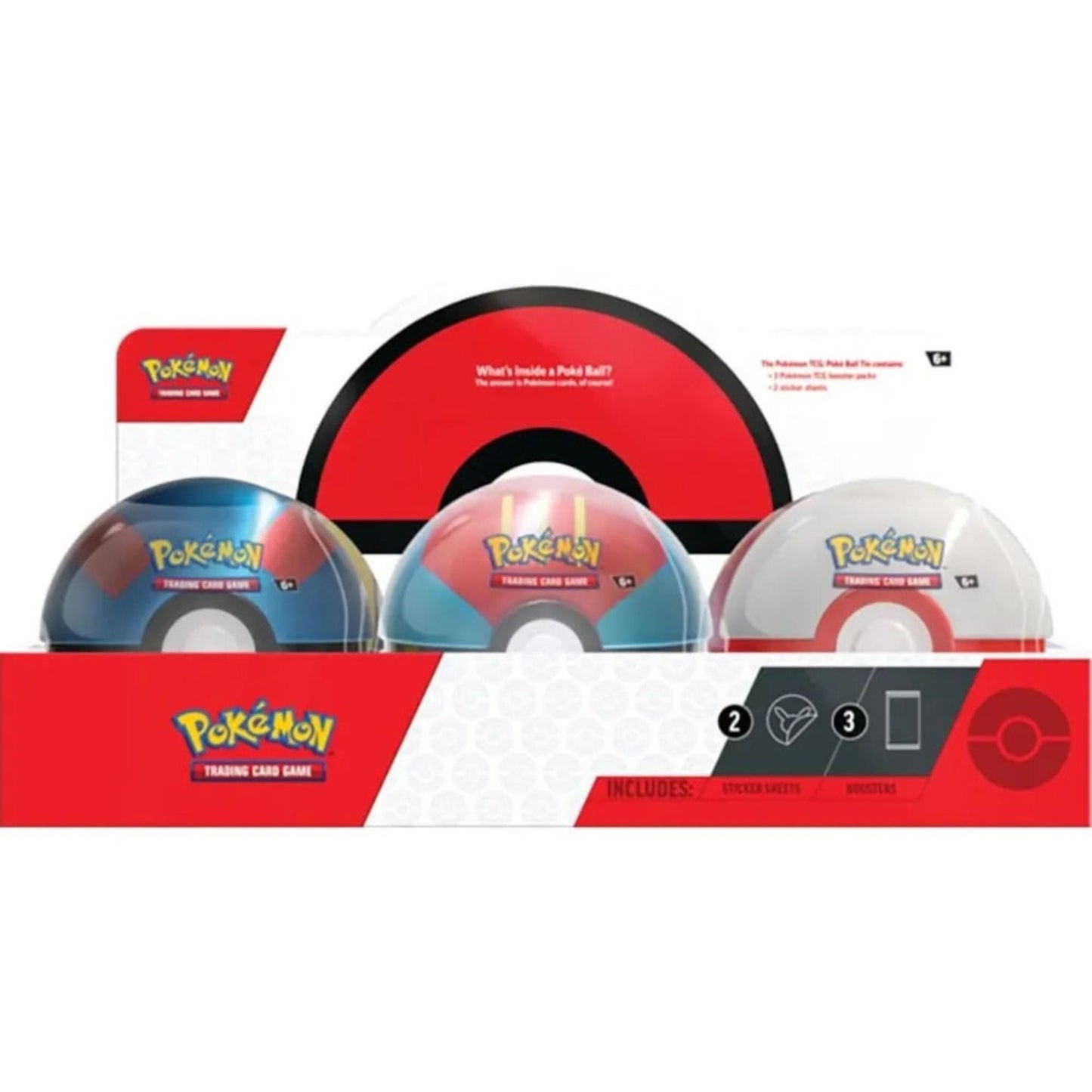 Pokemon 2023 Q3 Pokeball Tin Display