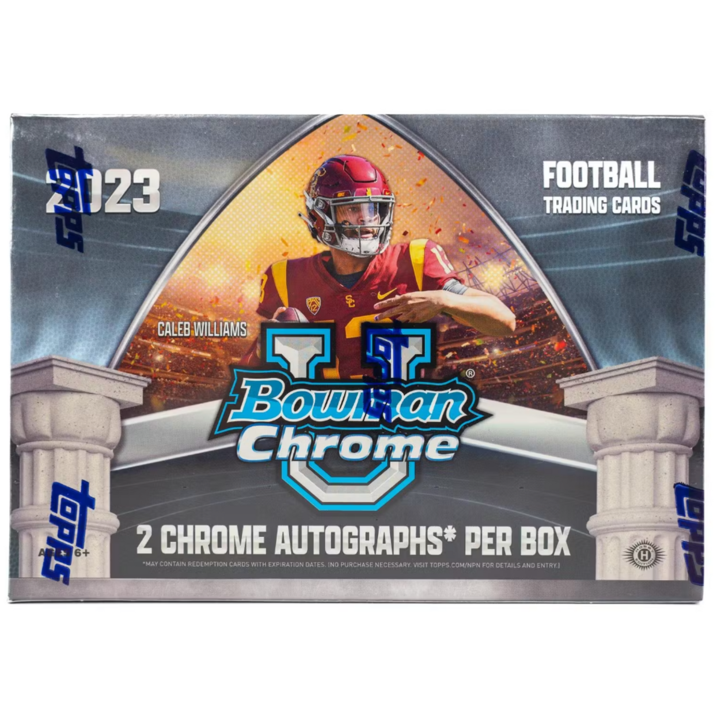 2023 Bowman University Chrome Football Breakers Delight Box