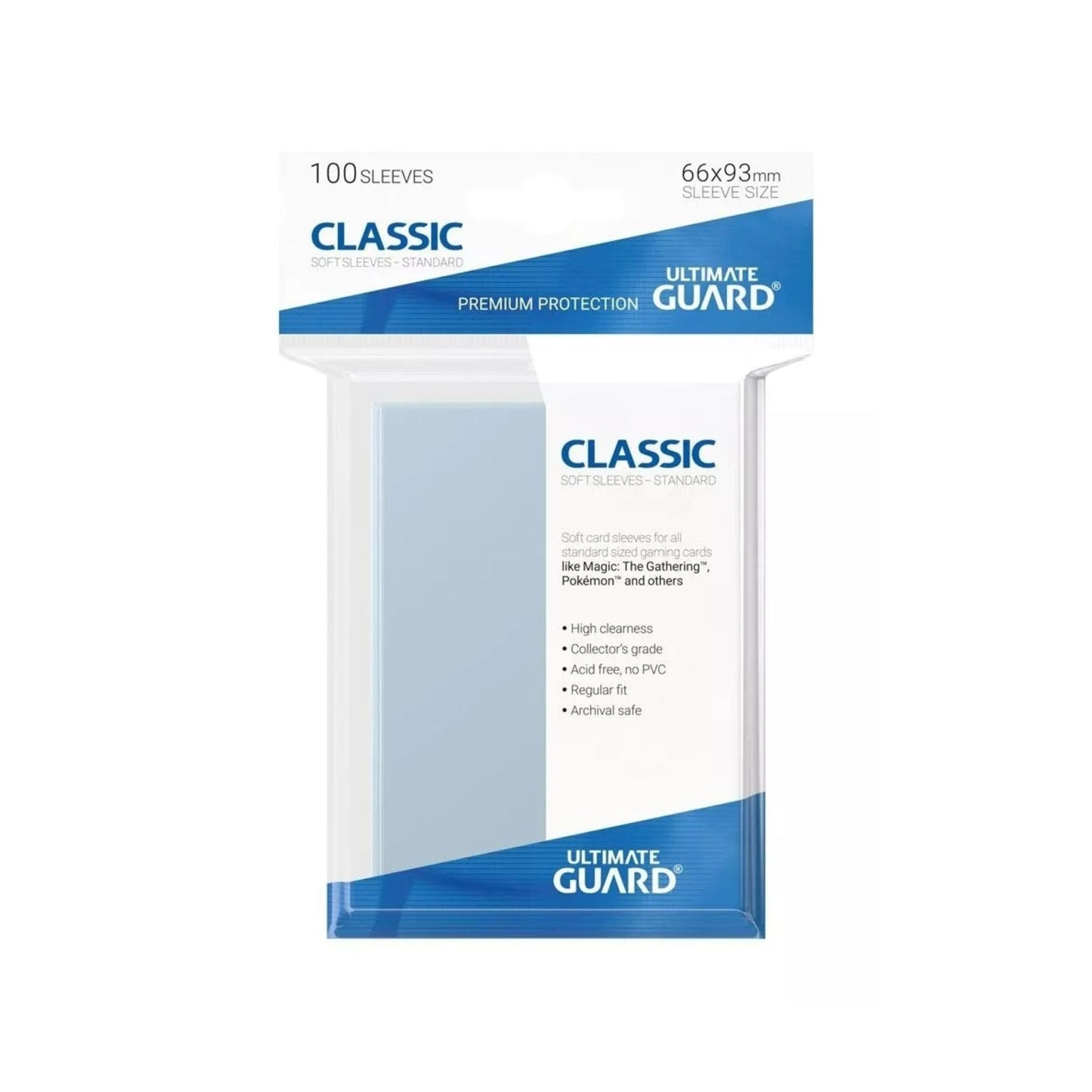 Ultimate Guard Classic Soft Sleeves Clear
