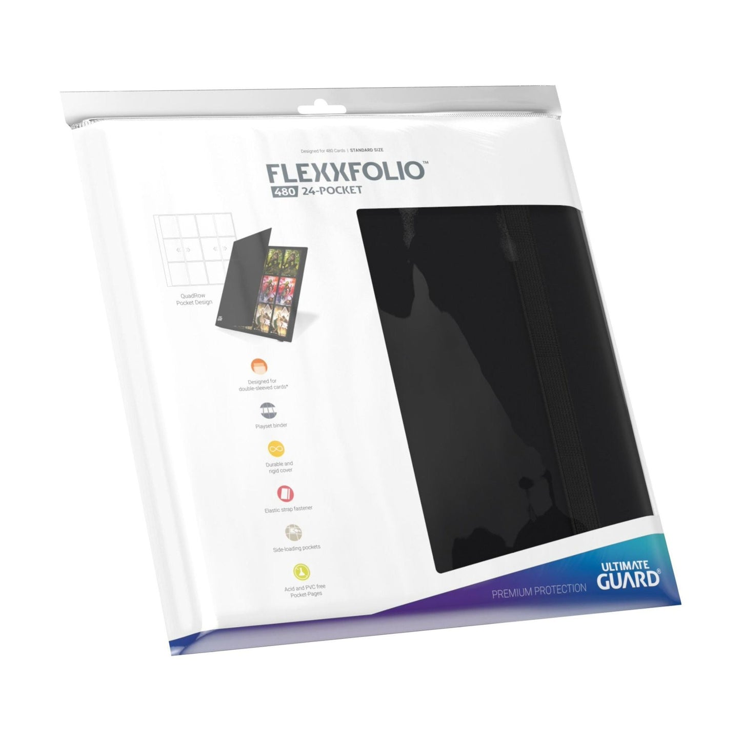 Ultimate Guard 24 Pocket QuadRow FlexXFolio Black