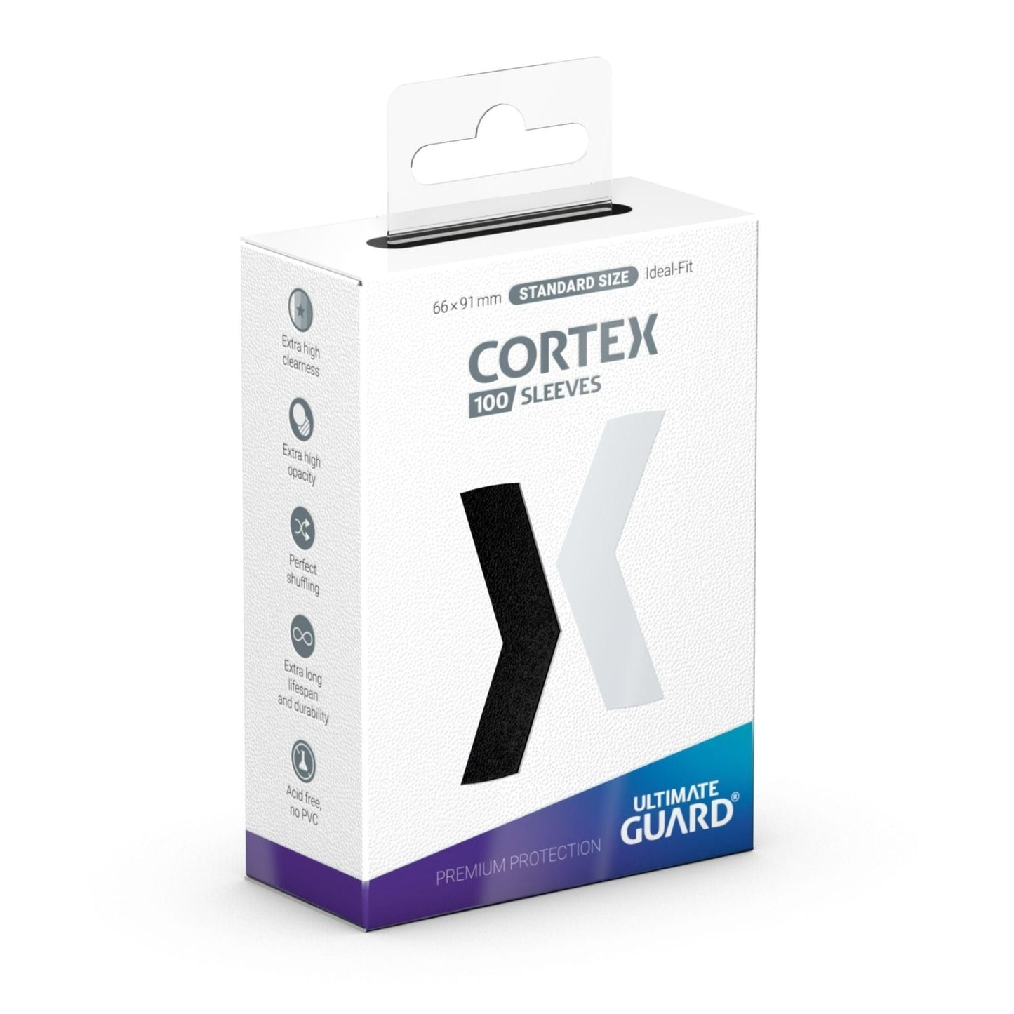 Ultimate Guard Cortex Standard Sleeve Black Glossy