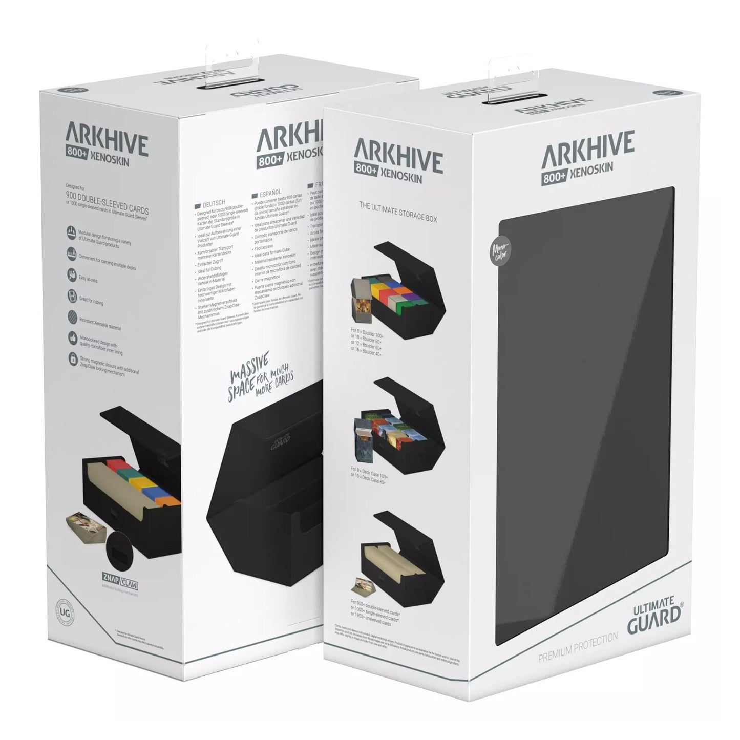 Ultimate Guard Arkhive 800+ Monocolor Black