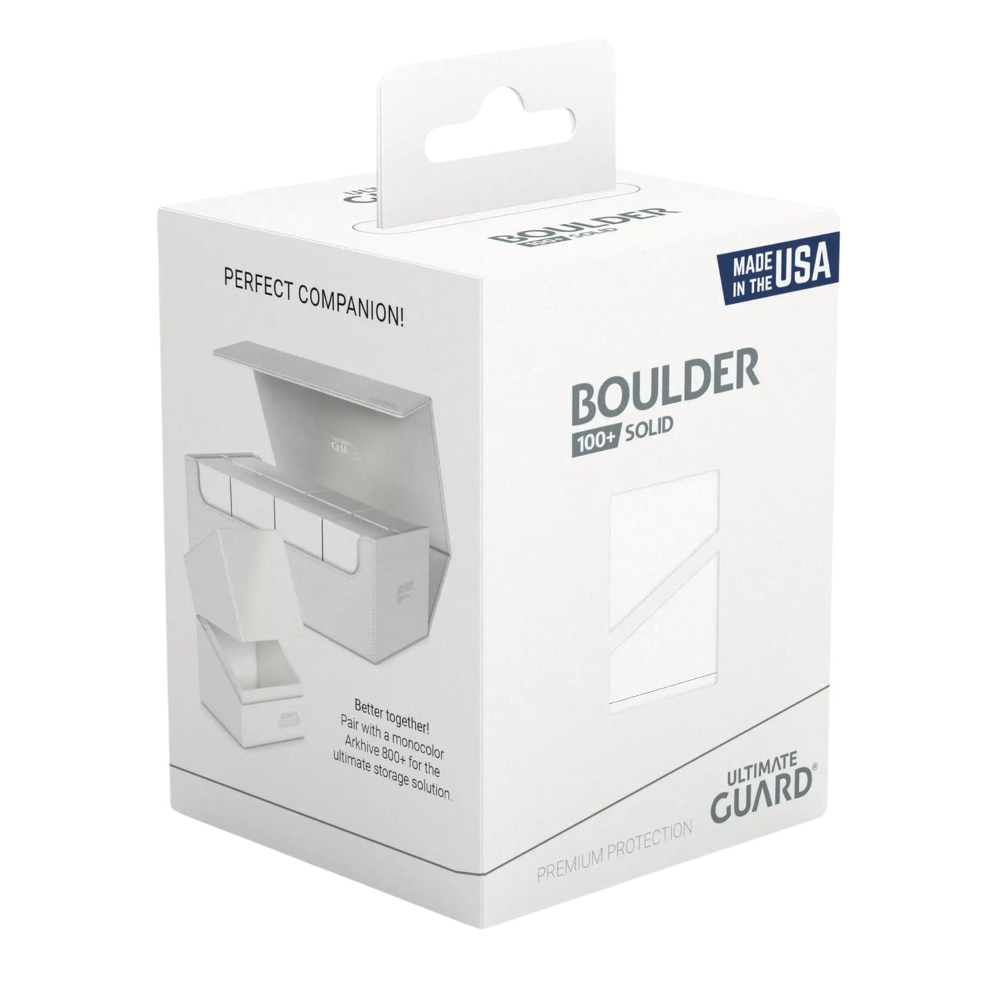 Ultimate Guard Boulder Solid 100+ White