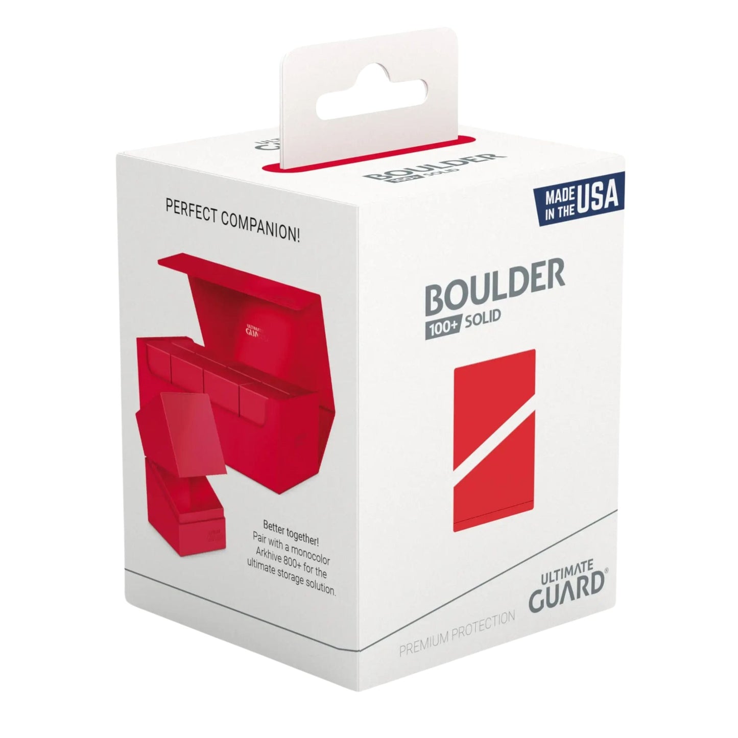 Ultimate Guard Boulder Solid 100+Red