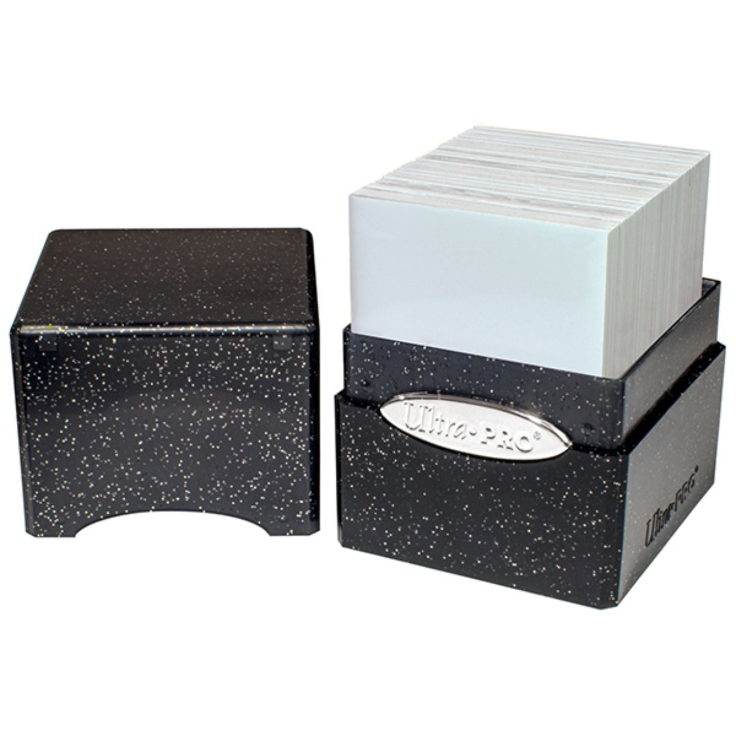 Ultra Pro Satin Cube 100+ Glitter Deckbox (Black)