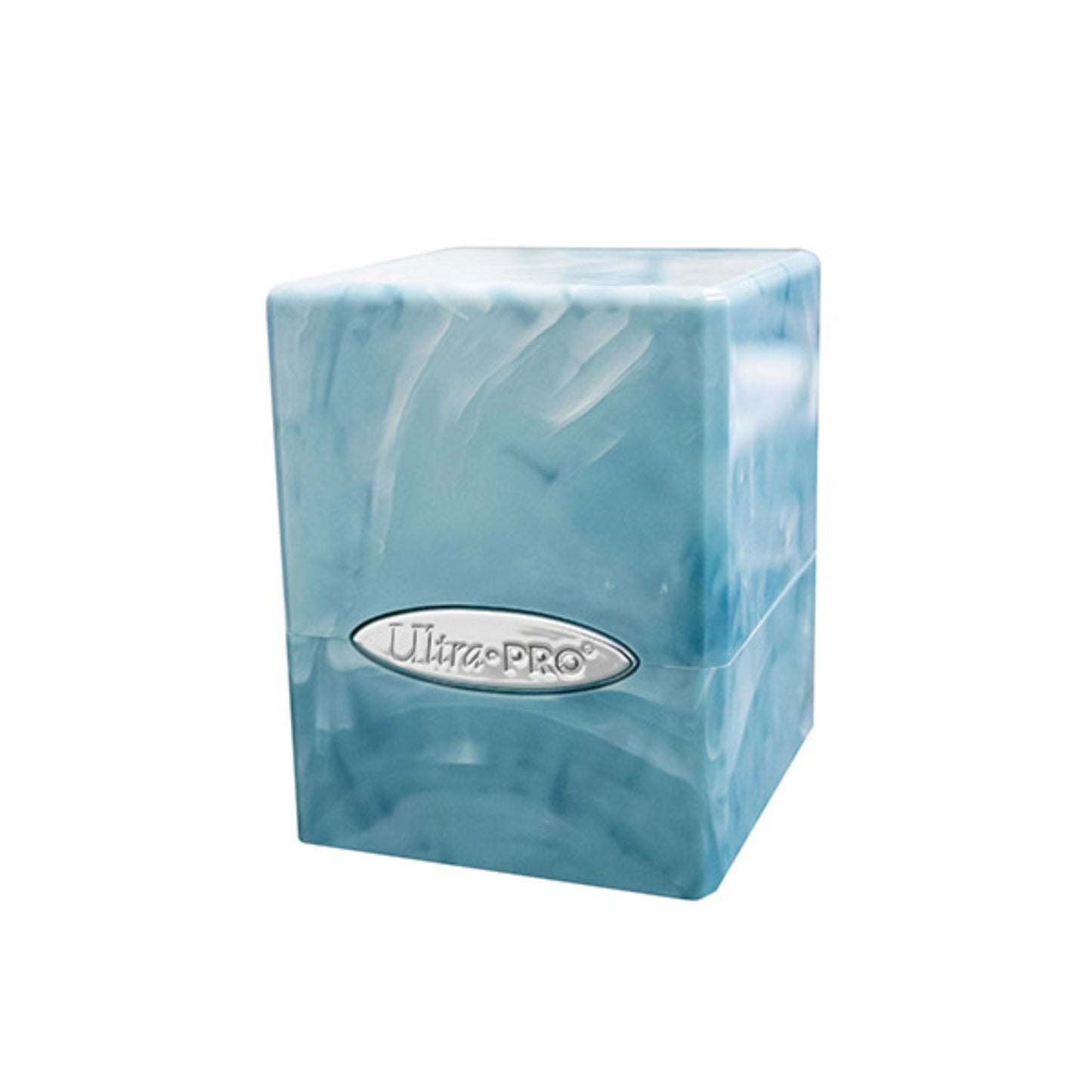 Ultra Pro Satin Cube 100+ Marble Deckbox (Blue & White)