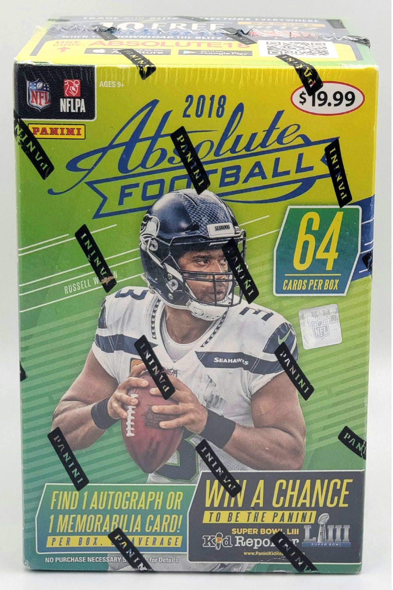 2018 Panini Absolute Football Blaster Box