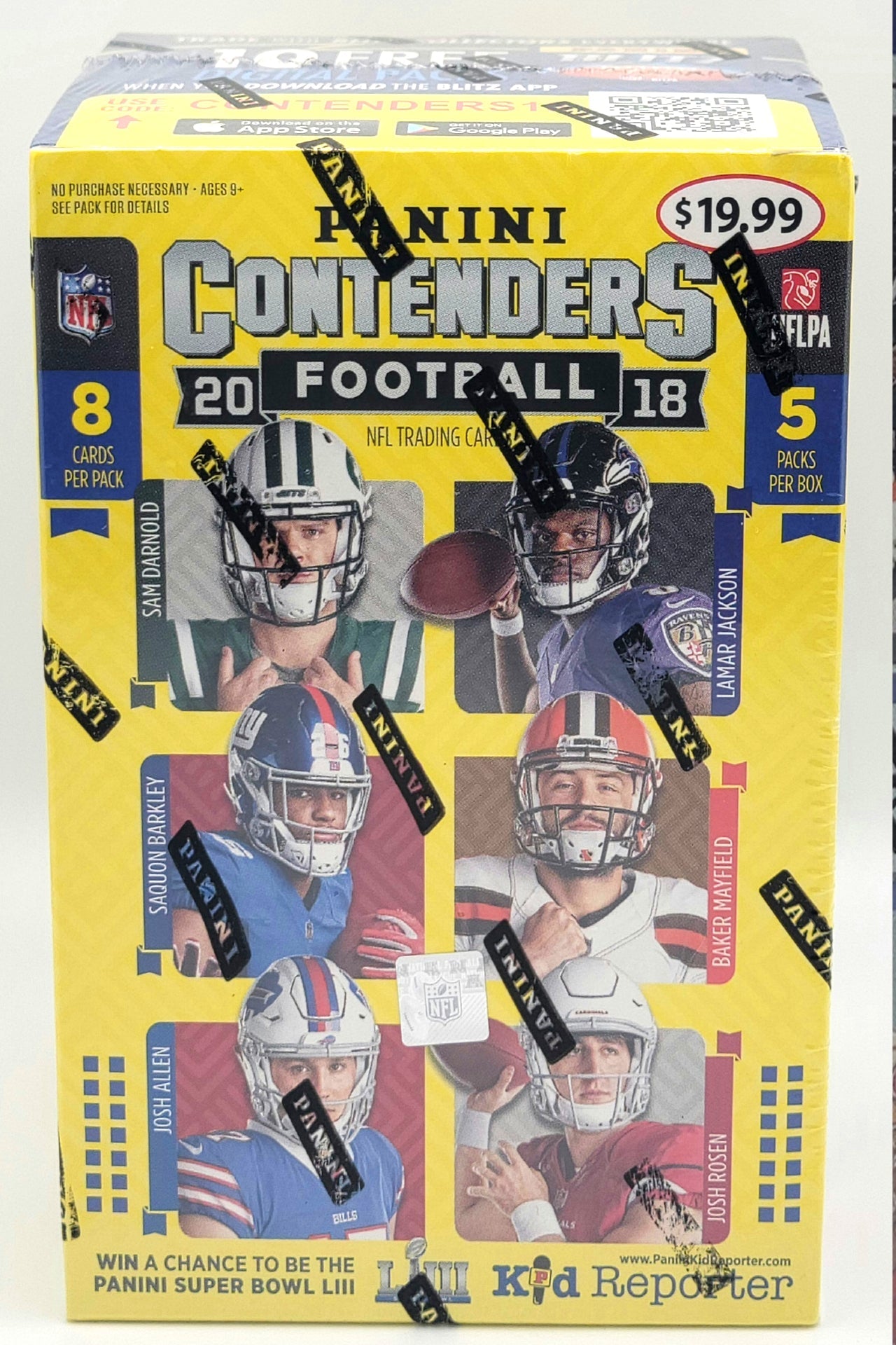 2018 Panini Contenders Football Blaster Box