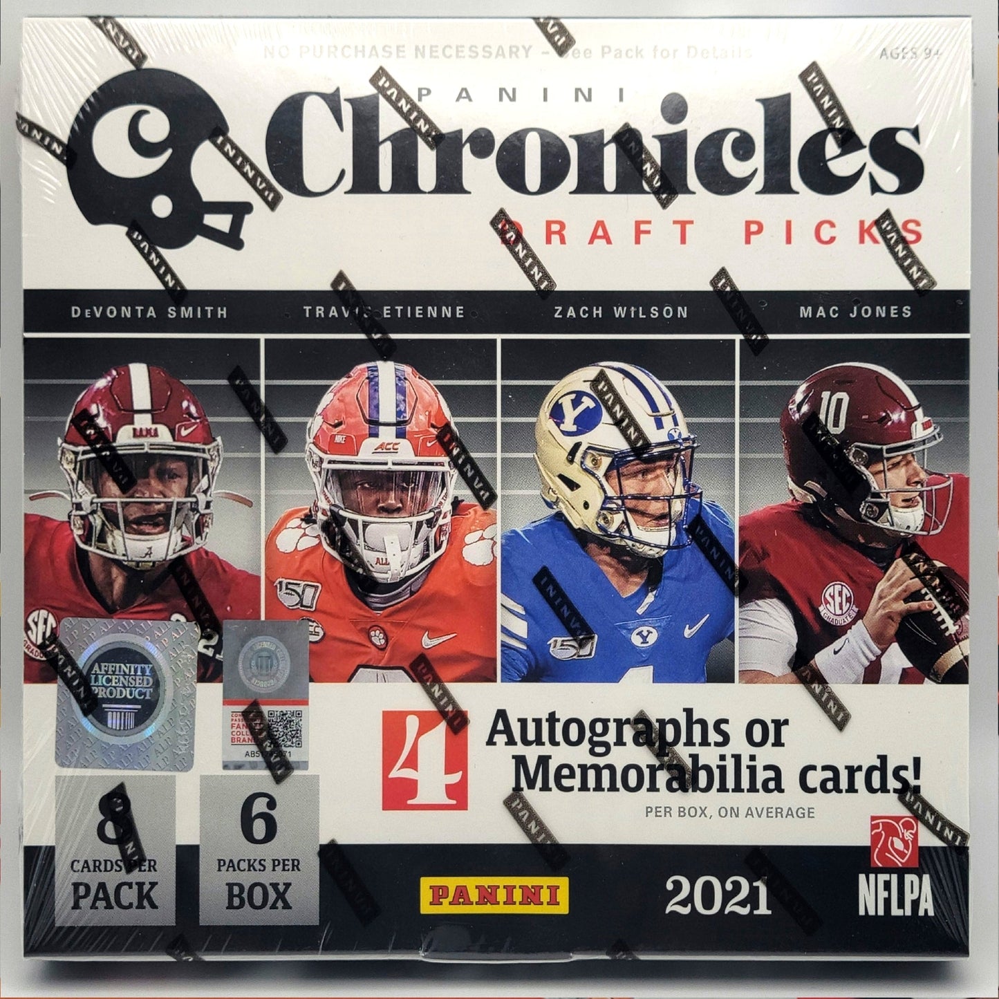 2021 Panini Chronicles Draft Picks Football Hobby Box