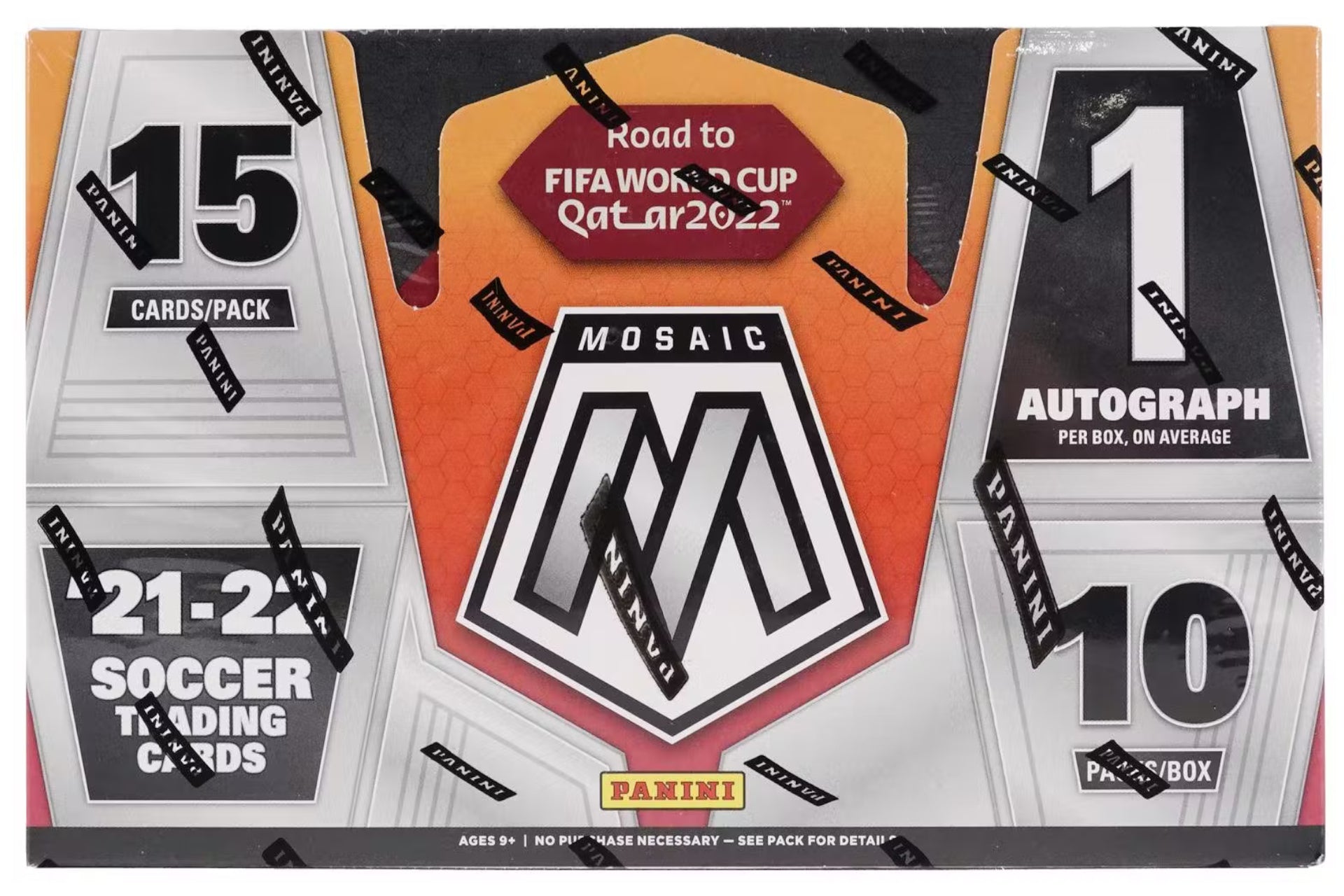2021/22 Panini Mosaic FIFA Road to the World Cup Soccer Box