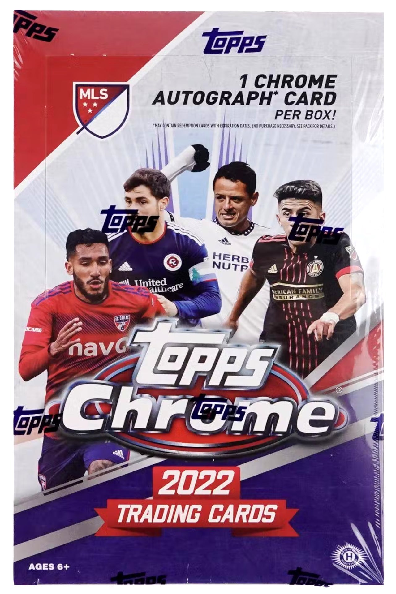 2022 Topps Chrome MLS Hobby Box