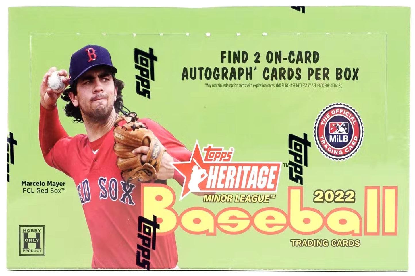 2022 Topps Heritage Minor League Baseball Hobby Box