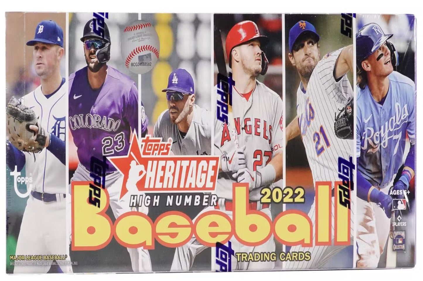 2022 Topps Heritage High Number Baseball Hobby Box