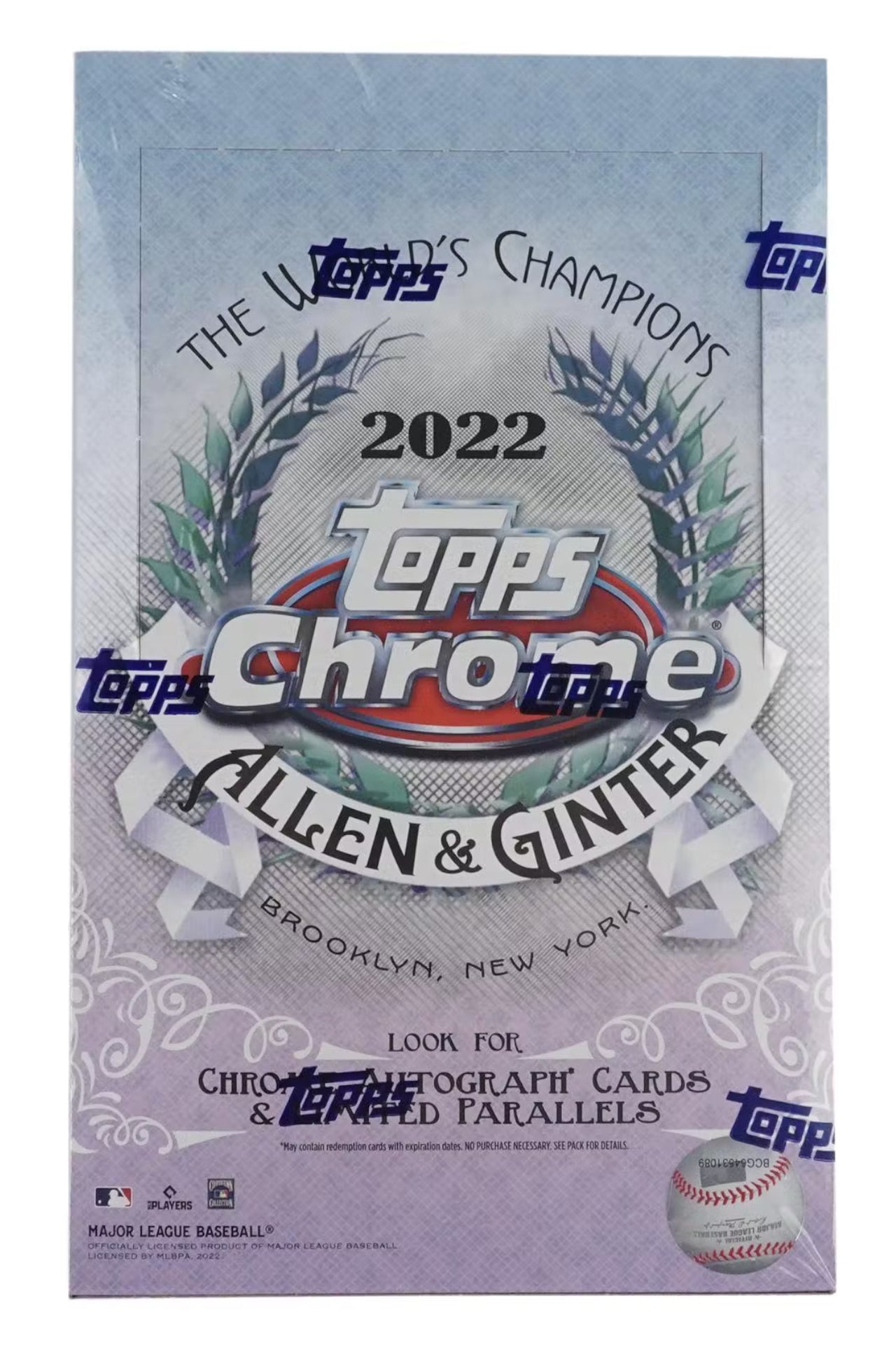 2022 Topps Allen & Ginter Chrome Baseball Hobby Box