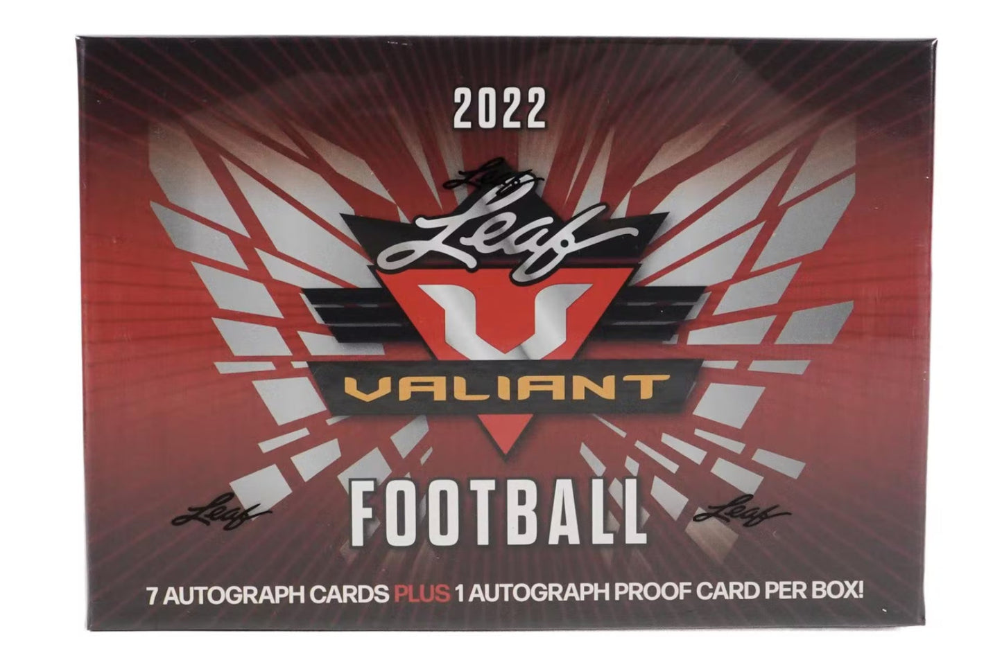 2022 Leaf Valiant Football Hobby Box