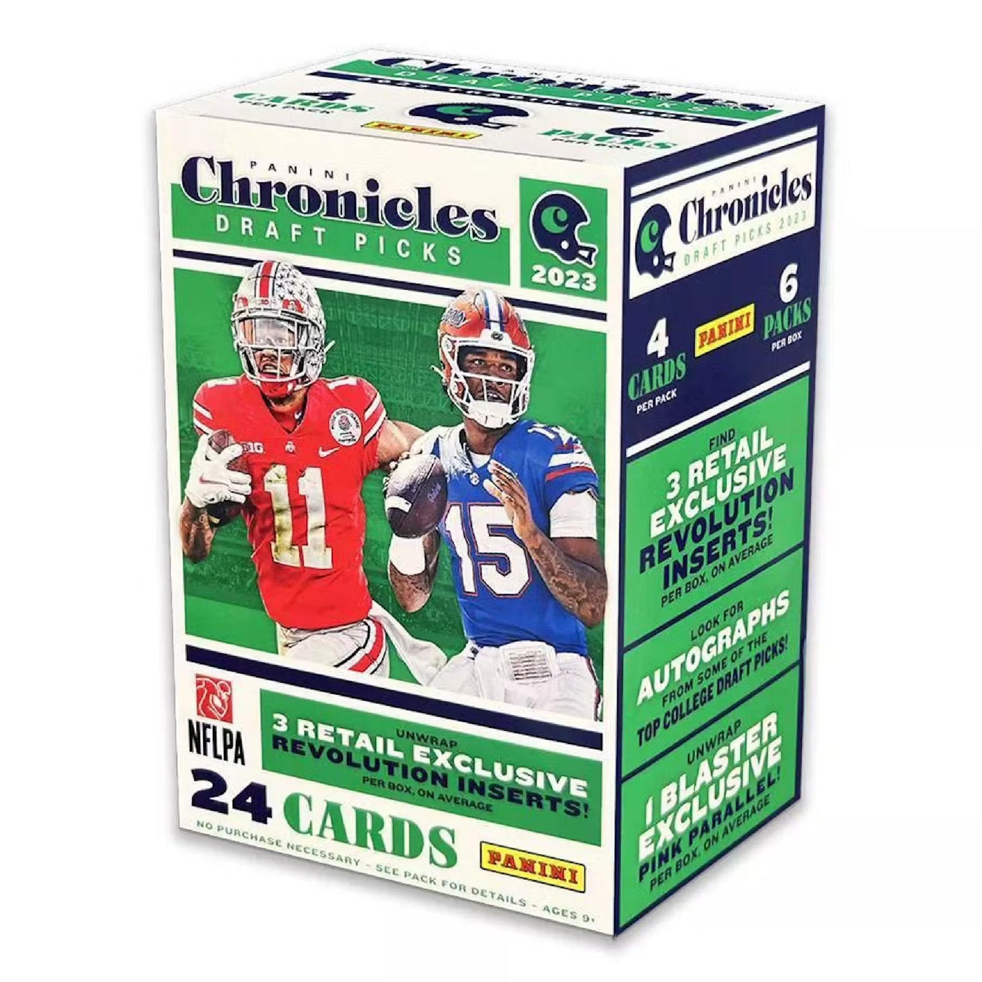 2023 Panini Chronicles Draft Picks Football Blaster Box