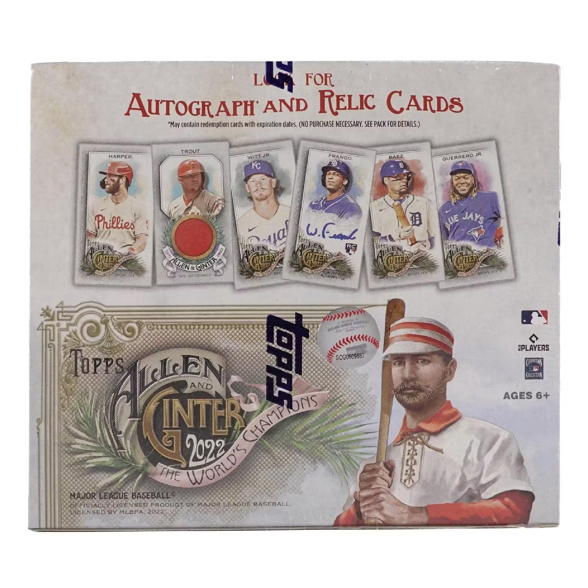 2022 Topps Allen and Ginter Baseball Retail Box