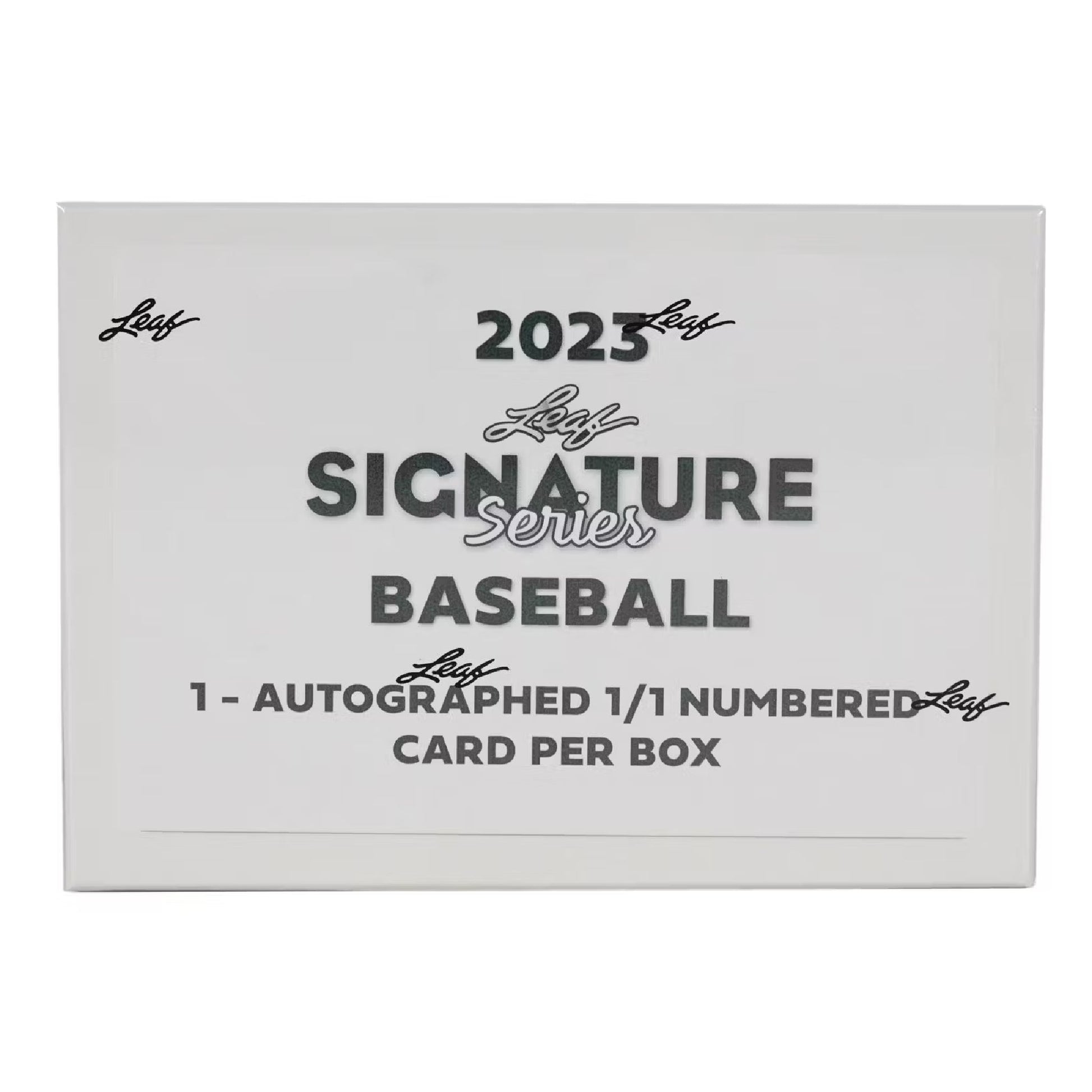 2023 Leaf Signature Series Baseball Hobby Box