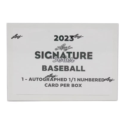2023 Leaf Signature Series Baseball Hobby Box