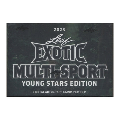 2023 Leaf Exotic Multi-Sport Young Stars Edition Hobby Box